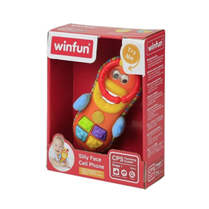 آویز موبایلی موزیکال وین فان _ Winfun _ Silly Face Cell Phone مدل 00608 _اسباب بازی